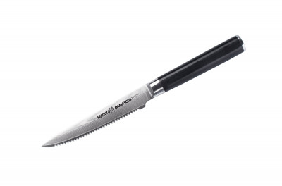 SD-0071/K Нож кухонный "Samura DAMASCUS" для томатов 120 мм, G-10, дамаск 67 слоев