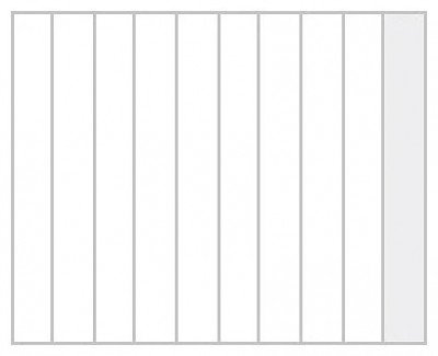 Vitella S.r.I.unip. Решетка на 10 ячеек (50х400мм) д/маш. тестоделит. серии SQG