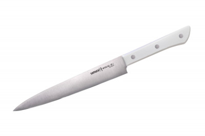 SHR-0045W/K Нож кухонный "Samura HARAKIRI" для нарезки 196 мм, корроз.-стойкая сталь, ABS пластик